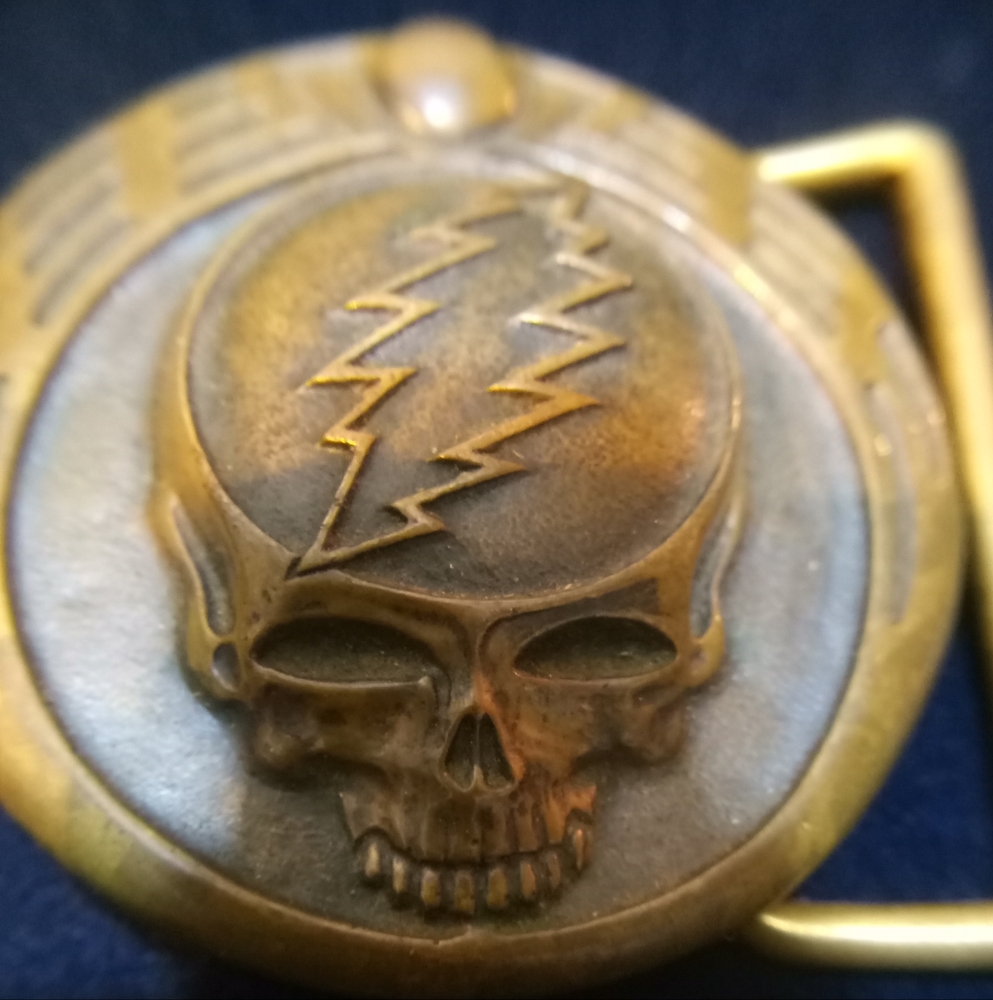 1 of 25 in the World Stanley Owsley #1 bronze Belt Buckle I will consider Trades - Picture 2 of 4